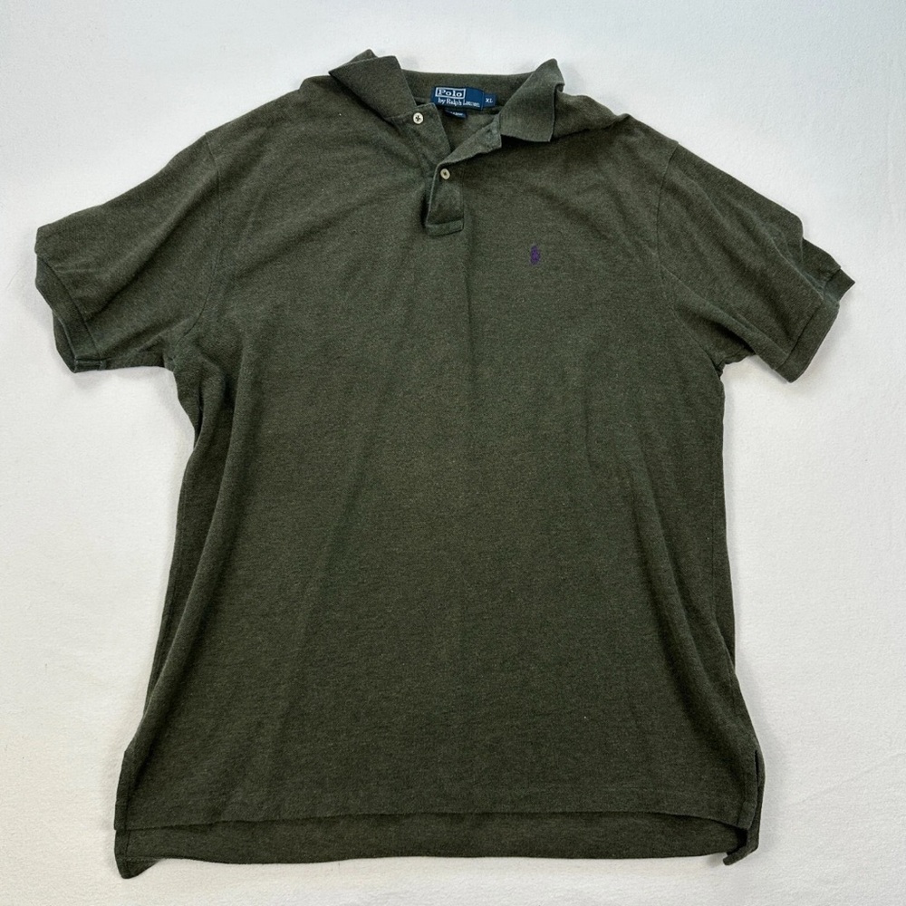 Ralph Lauren Men's Polo Shirt in Olive Green